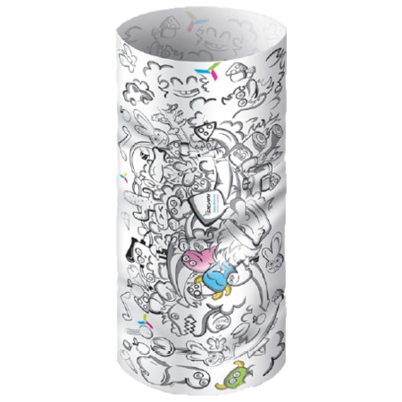 Detský šatka Silvini Motivo UA345 white