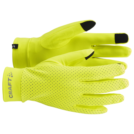 Rukavice Craft Lumen Fleece Glove 2 žltá yellow