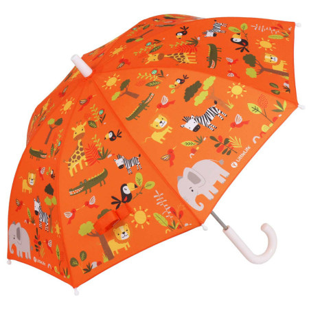 Detský dáždnik LittleLife Kids Umbrella oranžová Safari