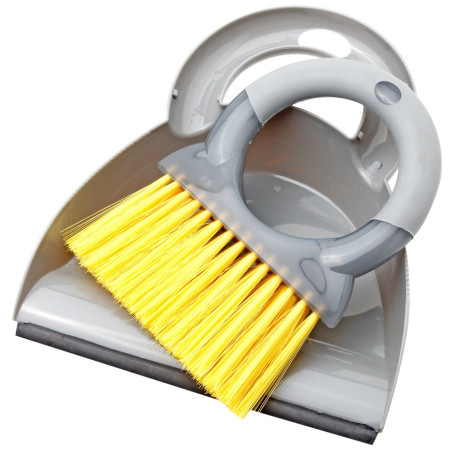 Metlička Brunner Tidy sivá/žltá
