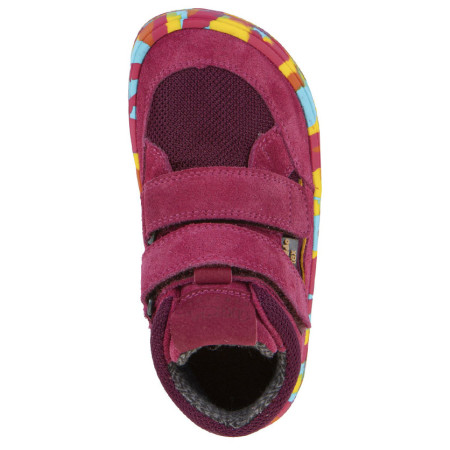 Detské celoročné barefoot topánky Froddo Barefoot Tex Fun Autumn Fuxia