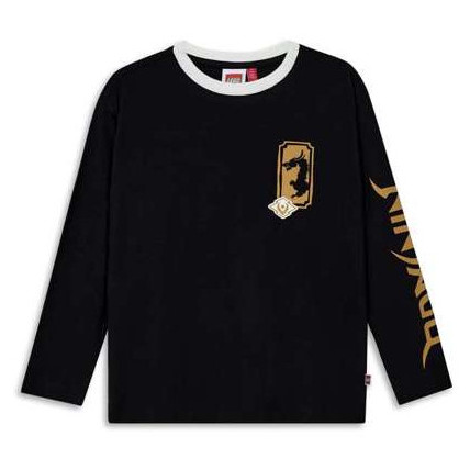 Detské tričko Lego Wear Lwtaj 709 Black čierna Black