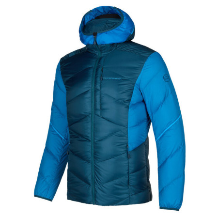 Pánska bunda La Sportiva Bivouac Down Jkt M modrá Storm Blue/Electric Blue