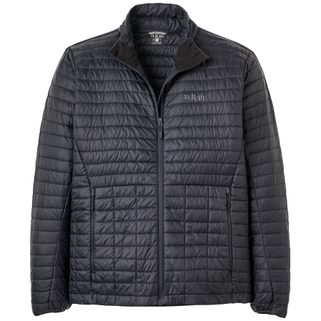 Pánska bunda Rab Microlighter Down Jacket čierna