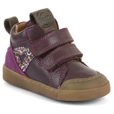 Detské topánky Froddo Rosario High Top Dark Bordeaux tmavočervená dark bordeaux