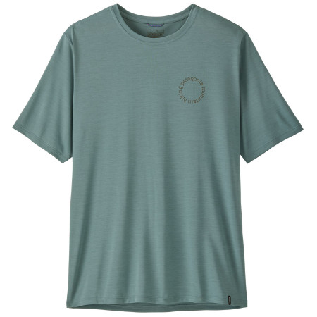 Pánske tričko Patagonia Men's Capilene Cool Daily Shirt - Spoke Stencil modrá Blue Sage - Light Blue Sage X-Dye