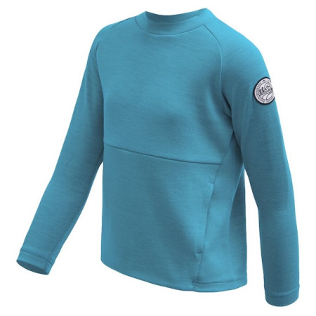 Detská funkčná mikina Sensor Merino Upper Traveller Mint Blue svetlozelená Mint Blue