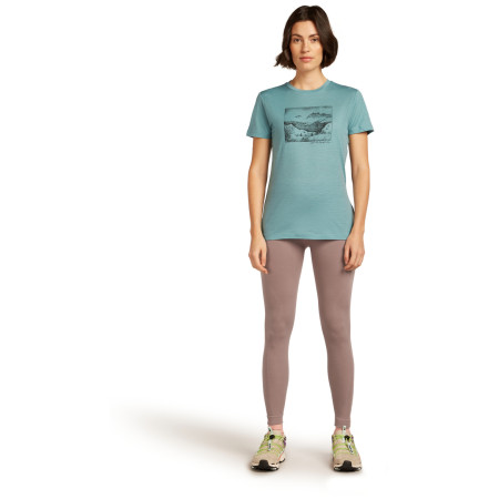 Dámske tričko Icebreaker Women Merino 150 Tech Lite SS Tee Terrain