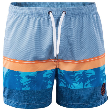 Pánske plavky AquaWave Palawan modrá Blue/Orange/PalmPrint