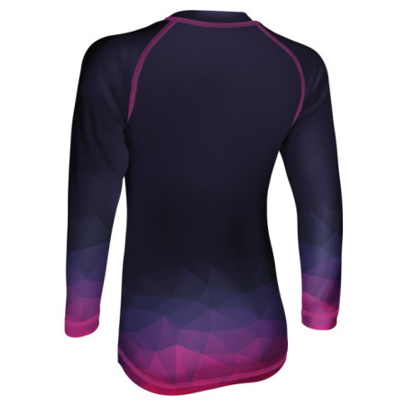 Detské funkčné tričko WAMU Mozaika purple