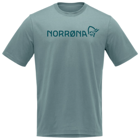 Pánske tričko Norrona 29 cotton Norrøna viking T-shirt svetlomodrá Trooper