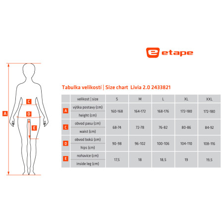 Dámske cyklistické kraťasy Etape Livia 2.0