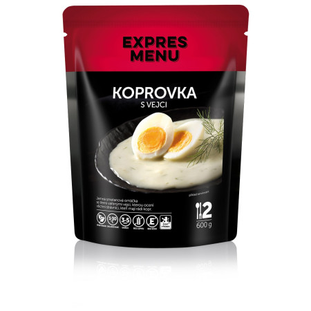 Hotové jedlo Expres menu Kôprovka s vajcmi (2 porcie)