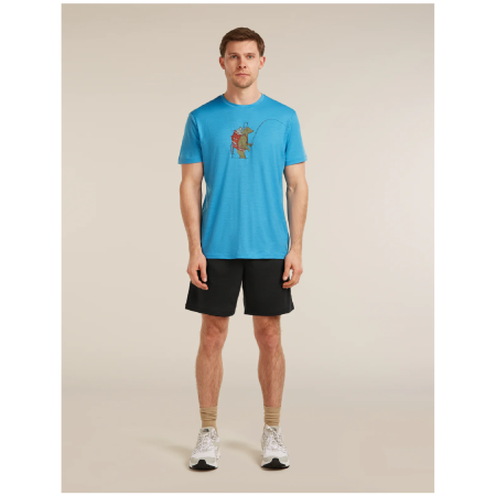 Pánske funkčné tričko Icebreaker Merino 150 Tech Lite SS Tee Bear Catch