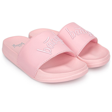 Detské papuče Baagl Logo Pink