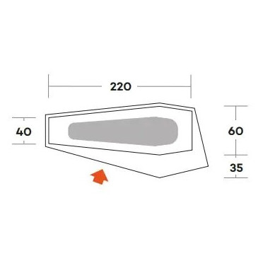 Turistický stan Ferrino Piuma 1