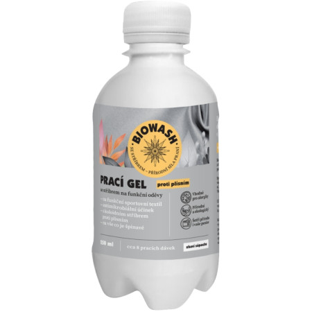 Prací gél Biowash Striebro 250 ml