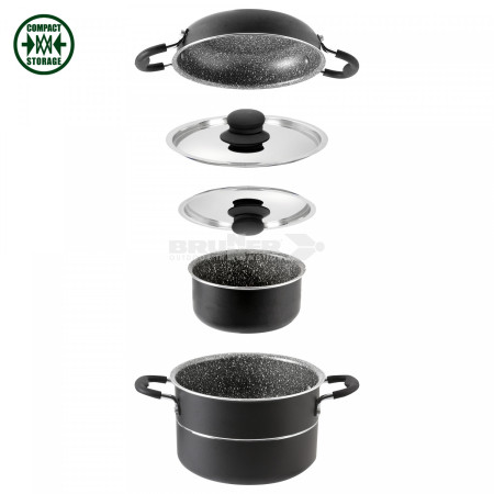 Sada riadov Brunner Pirate 6+1 18 cm