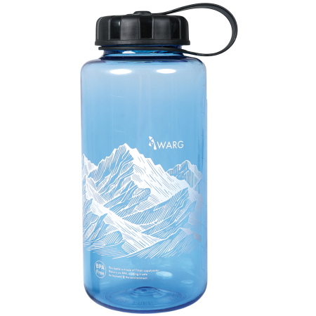 Fľaša Warg Peak Tritan Wide 1L modrá blue
