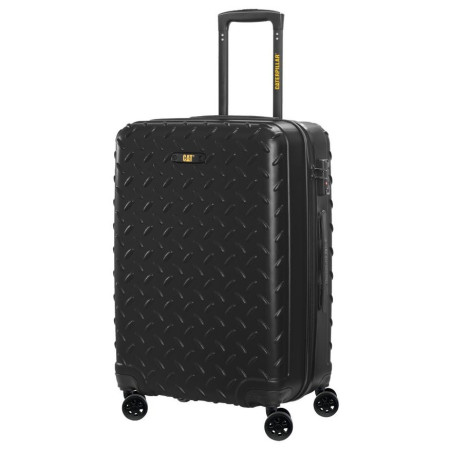 Cestovný kufor Caterpillar CAT Industrial Plate M čierna černý