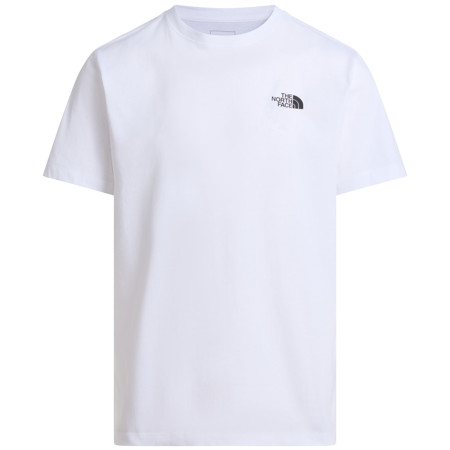 Pánske tričko The North Face M Mountain Sketch Regular Short Sleeve biela TNF WHITE