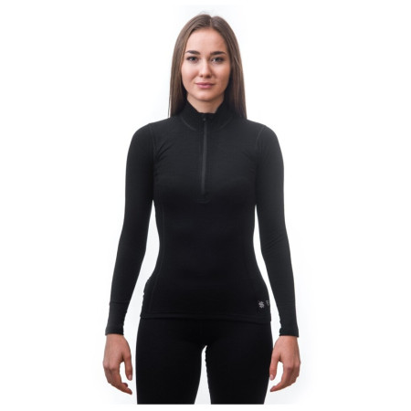 Dámske funkčné tričko Sensor Merino DF so zipsom