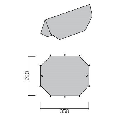 Prístrešok Hannah Skyline 2