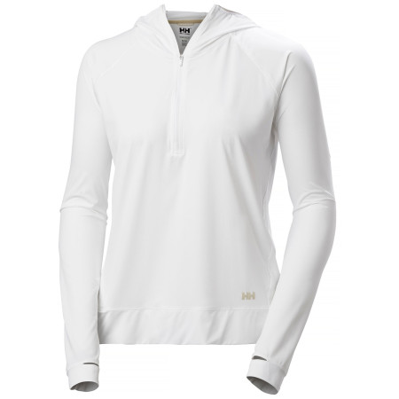 Dámska mikina Helly Hansen W Shine Solen 1/2 Zip Hoodie biela 001 WHITE