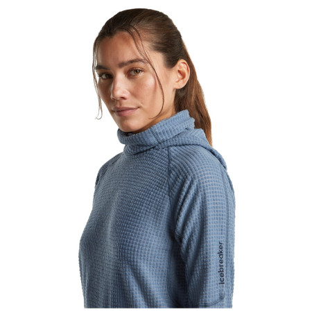 Dámska mikina Icebreaker Wom Mer 400 RealFleece Grid Pulover Hood