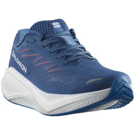 Pánske bežecké topánky Salomon Aero Blaze 3 tmavomodrá Dark Blue / White / Cherry Tomato