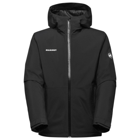 Pánska bunda Mammut Linard HS Thermo Hooded Jacket Men čierna black 0001