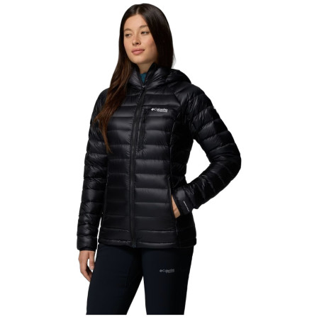 Dámska páperová bunda Columbia Arctic Crest Down Hooded Jacket čierna Black
