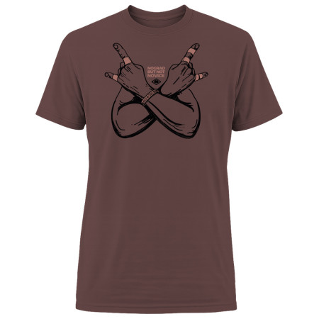 Pánske tričko Nograd Not Novice Special hnedá Maroon