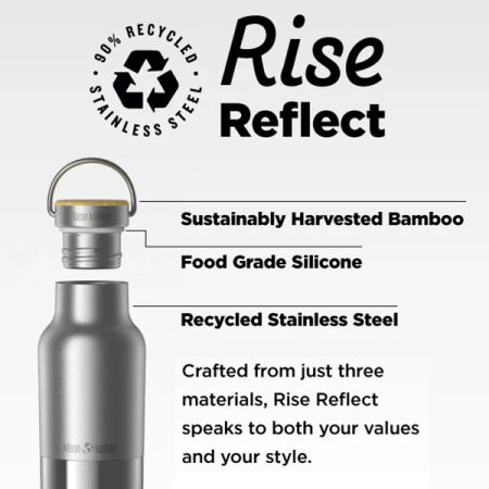 Termoska Klean Kanteen Rise Reflect 16oz (w/ Bamboo Cap)