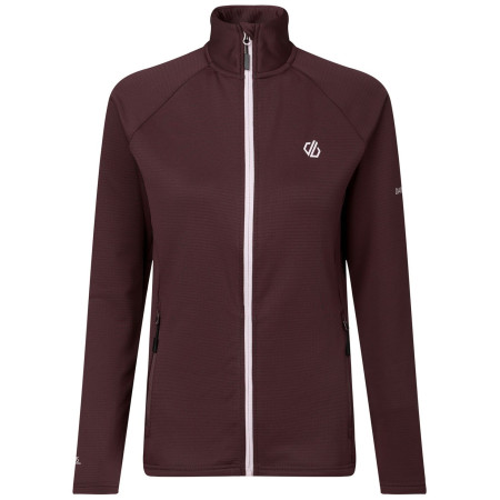 Dámska funkčná mikina Dare 2b Lowline Full Zip Core Stretch vínová Huckleberry
