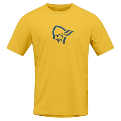 Pánske tričko Norrona 29 cotton viking T-shirt žltá Calendula