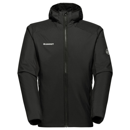 Pánska bunda Mammut Rime Light IN Hybrid Hooded Jacket Men čierna black 0001