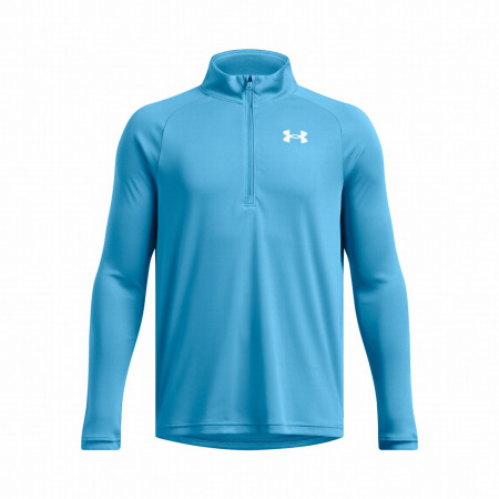 Detské funkčné tričko Under Armour Tech 2.0 1/2 Zip-BLU svetlomodrá Blue