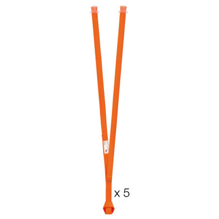 Odsedávacia slučka Petzl Aventex 5pc oranžová orange