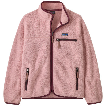 Detská mikina Patagonia K's Retro Pile Jacket - Fuzzy Mauve ružová Fuzzy Mauve