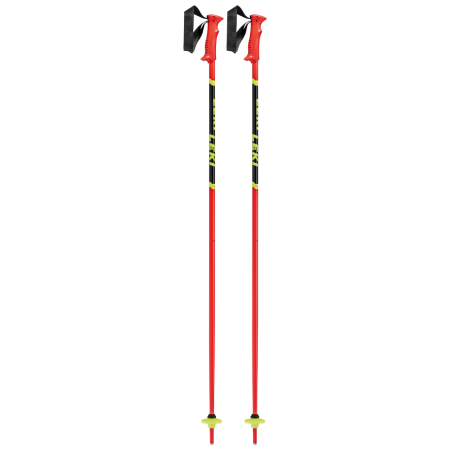 Palice Leki Racing Kids červená/čierna fluorescent red-black-neonyellow