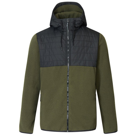 Pánska hybridná bunda Regatta Frankie Borg Hybrid khaki/čierna DarkKhak/Blk