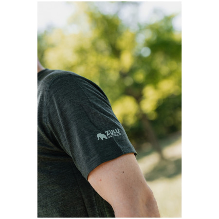 Pánske tričko Zulu Merino Fire 160 Short Comfy