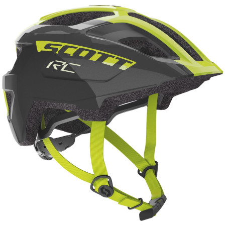 Detská cyklistická helma Scott Spunto Junior čierna/žltá black/radium yellow RC