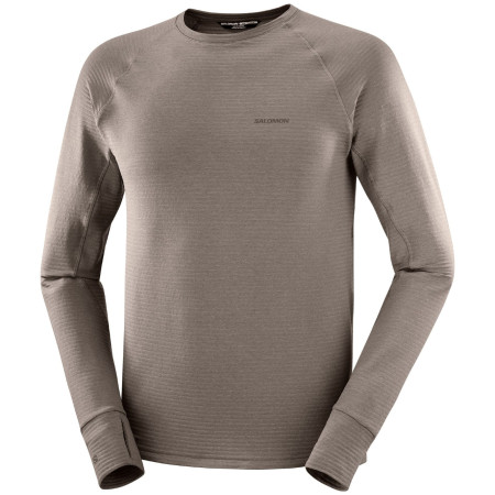 Pánske tričko Salomon Essential Lightwarm sivá Iron