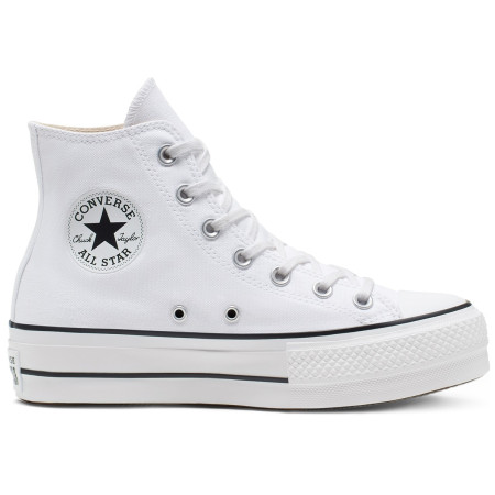 Dámske topánky Converse Chuck Taylor All Star Lift Mid biela WHITE
