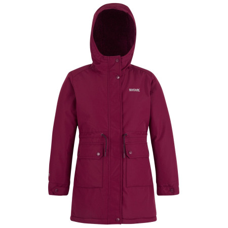 Detská bunda Regatta Junior Valenta červená DkPimen(Fig)