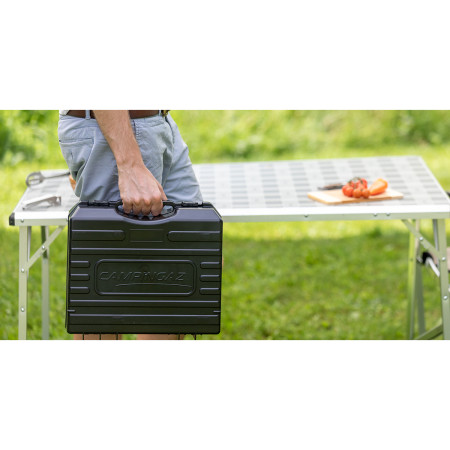 Plynový varič Campingaz Bistro 3 - černý, uložení náhradní CV, 2 pojistky