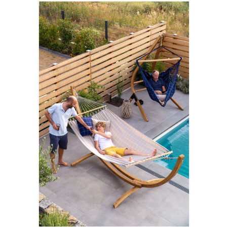 Hojdacia sieť s tyčami La Siesta Alisio Double