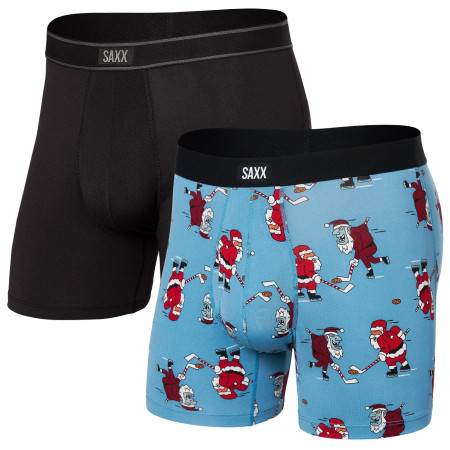 Boxerky Saxx Daytripper Bb Fly 2 Pk svetlomodrá naughty vs nice/black
